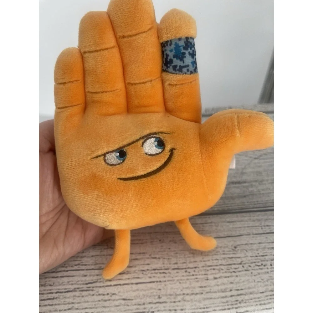Ty Beanie Babies Emoji Movie Hi-5 Hand Orange Plush Stuffed Animal‎ Toy 7